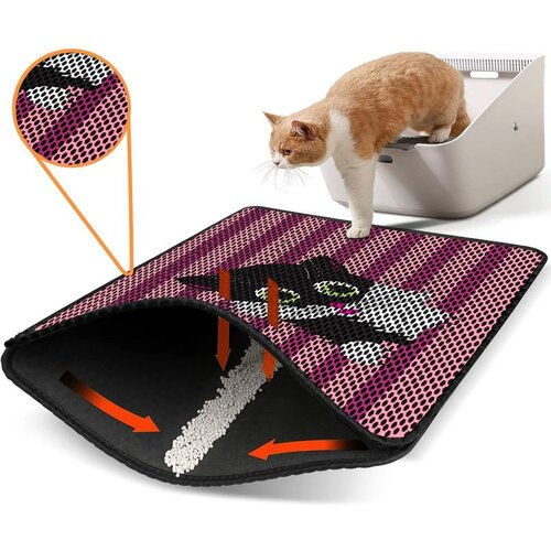 WALLXPERT Nrszn0010 multicolor cat litter mat Cene