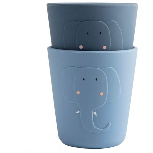 Trixie set 2 silikonskih kozarčkov mrs. elephant Cene