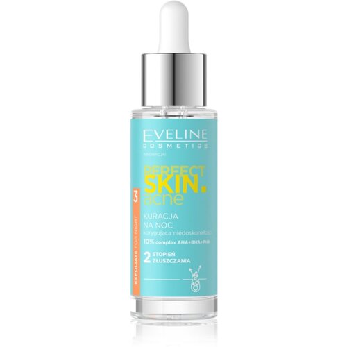 Eveline Cosmetics Perfect Skin .acne intenzivna nočna nega proti nepravilnostim na aknasti koži 30 ml Slike