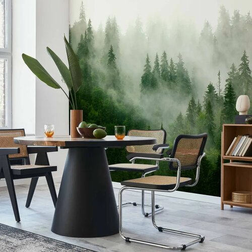  Foto tapeta - Mountain Forest (Green) 100x70 Vodootporna Cene
