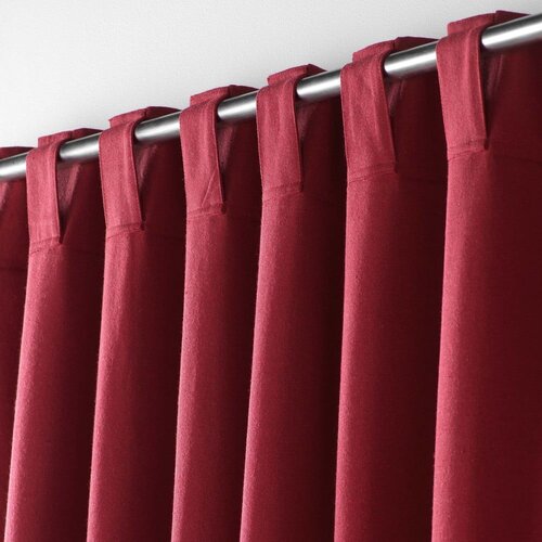Douceur d int&amp;eacute;rieur Bordo rdeča zavesa 140x240 cm Mistraline &amp;ndash; Slike