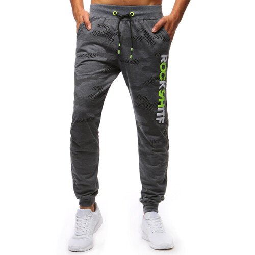 DStreet Men&amp;#039;s sweatpants anthracite UX3527 Slike