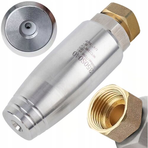 Rosfix JetForce TurboSteel 040-M18 INOX &ndash; Turbo Rotacijska &Scaron;oba | Nadomestni Del za visokotlačni čistilnik K&auml;rcher HD HDS, 350 bar, M18, INOX, (5000356575) Cene