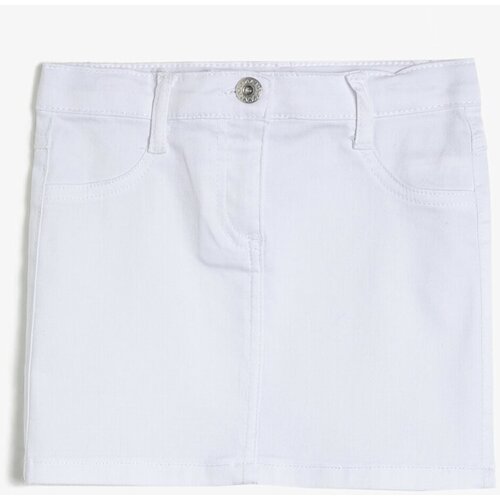 Koton Skirt - White - Mini Slike