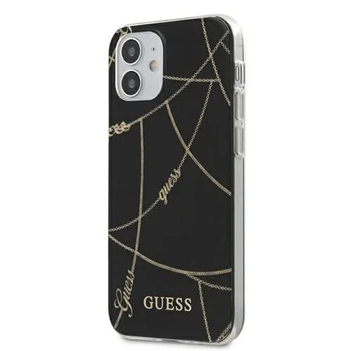 Guess Ovitek GUHCP12SPCUCHBK, Iphone 12 MINI, črn, (20689563)