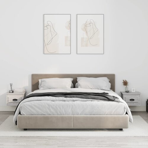  Zidni noćni ormarići 2 kom boja hrasta sonome 41,5 x 36 x 28 cm Cijene