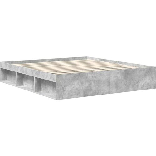  Okvir za krevet Beton 180 x 200 cm Konstruirano drvo Slike