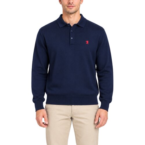 Jaggy Polo majice dolgi rokavi JMD043DZ123262 Modra Slike