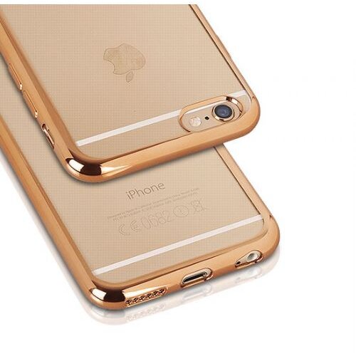 Nillkin Silikonski ovitek z okvirjem za Iphone 5, 5S, 5SE - zlat Slike
