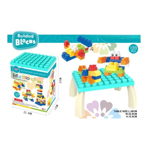Merx kocke plavi sto-120 delova ( ms46125 ) Cene