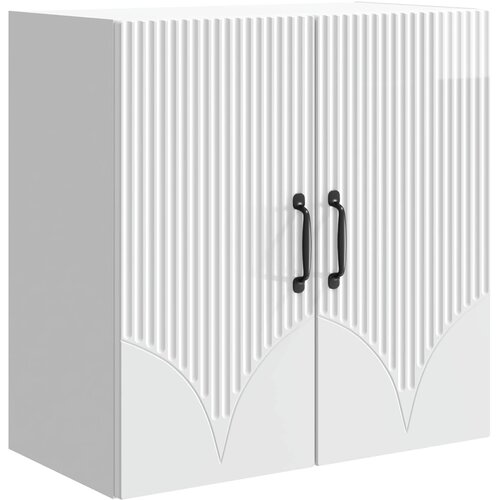 vidaXL Ormar za montažu na zid 59 x 31 x 60 cm Konstruirano drvo - Bijela visokog sjaja 59 x 31 x 60 cm Cene
