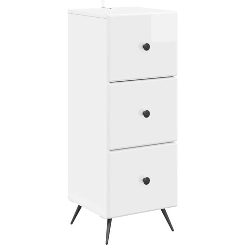  Predalna omara Bela visok sijaj 33 x 34,5 x 90 cm, (5000232516) Cene