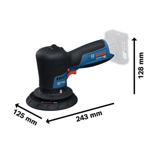 Bosch PROFESSIONAL kotni polirni stroj GPX 12V-125, 06019L4101 Cene