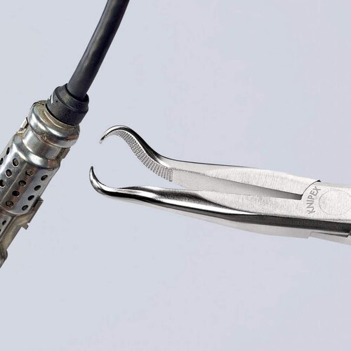 Knipex hromirana mehaničarska kle&amp;scaron;ta za hvatanje kablova svećica - pod 45&amp;deg; (38 95 200) Slike