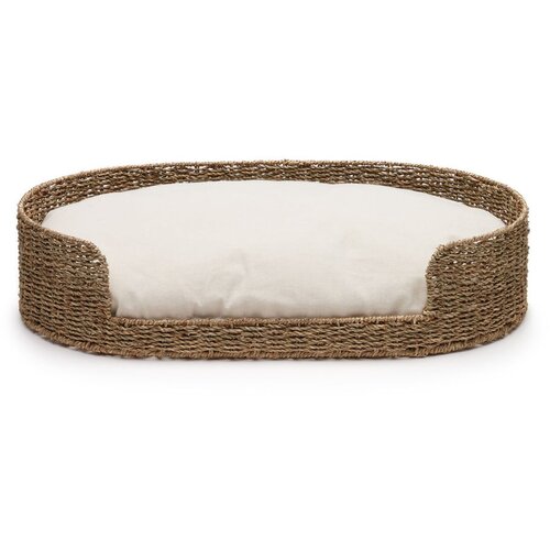 Kave Home Krevet za kućne ljubimce od morske trave u prirodnoj boji 45x80 cm Fliicker &amp;ndash; Slike