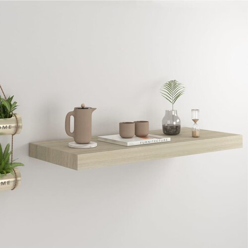  Plutajuća zidna polica boja hrasta 60 x 23,5 x 3,8 cm MDF Cijene