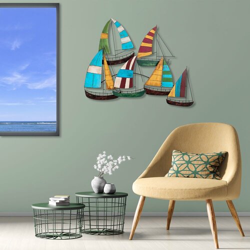 Wallity Zidna dekoracija Kalyon, 104x84 cm, &amp;Scaron;arena Slike