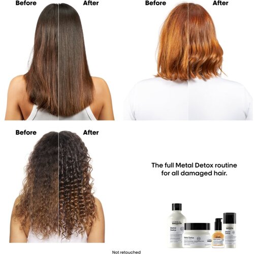 L&amp;acute;Or&amp;eacute;al Paris Serie Expert Metal Detox globinsko čistilni &amp;scaron;ampon za barvane in po&amp;scaron;kodovane lase 500 ml Slike