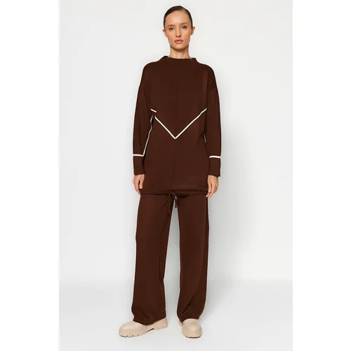 Trendyol Two-Piece Set - Brown - Relaxed fit
