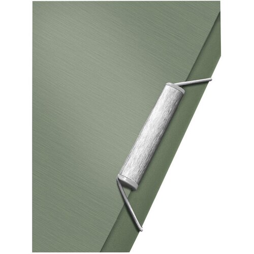  FASCIKL KLAPA S GUMICOM PP A4 STYLE LEITZ 39770053 METALIK ZELENI Slike