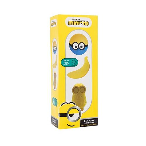 Minions Bath Fizzer Collection kopalna bombica 90 g za otroke Slike