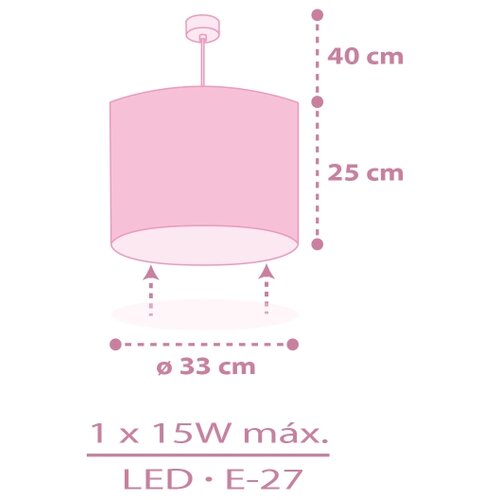 Dalber 42492 - Dečiji luster FAIRY DREAMS 1xE27/15W/230V Slike