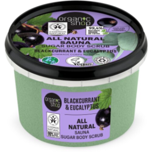 Organic Shop Sauna Sugar Body Scrub Blackcurrant & Eucalyptus - 250 ml Cijene
