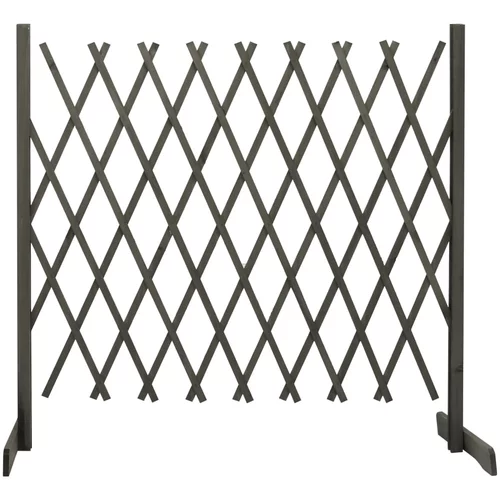  rešetkasta ograda siva 180 x 100 cm od masivne jelovine