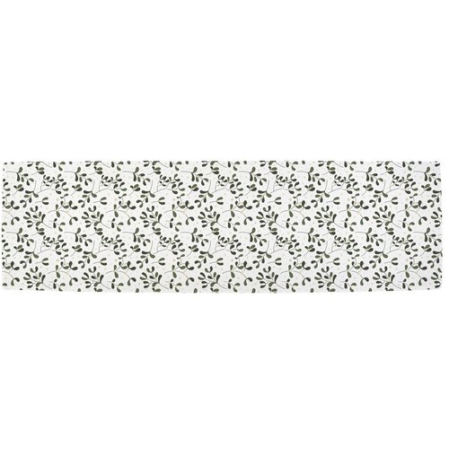 Butter Kings Bombažen namizni tekač 40x140 cm Santa Likes Mistletoe &amp;ndash; Slike