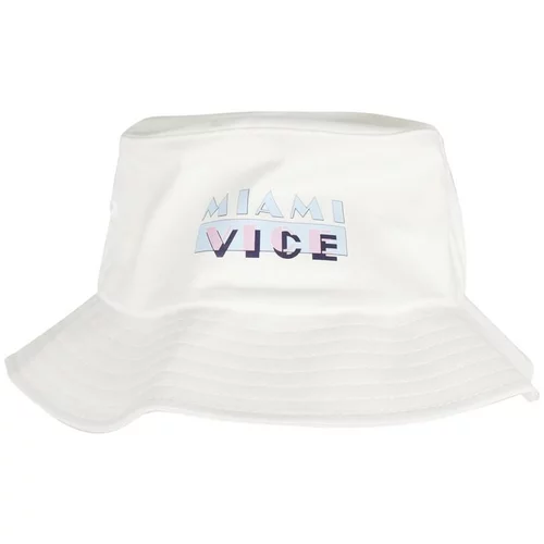 Merchcode Miami Vice Logo Bucket Hat White One Size