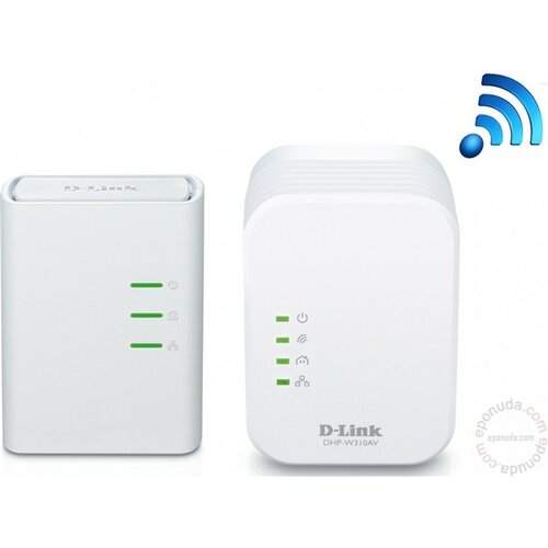 D-link DHP-W311AV PowerLine 500 HomePlug AV Wireless Kit Slike