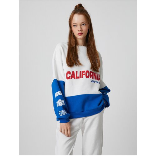 Koton College Sweatshirt Crew Neck Printed Long Sleeve Slike