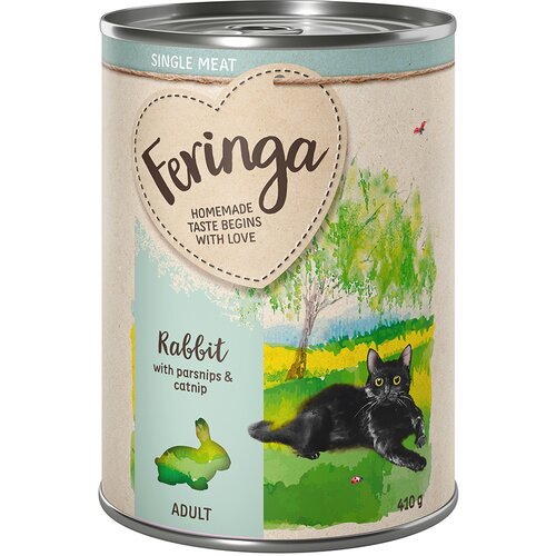 Feringa Single Meat Meni 12 x 410 g - Kunić s pastrnjakom i mačjom metvicom Cijene