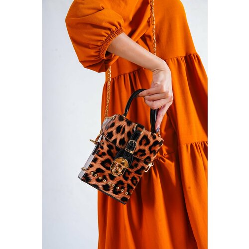 Capone Outfitters Capone Venezia Women's Leopard Clutch Bag Slike