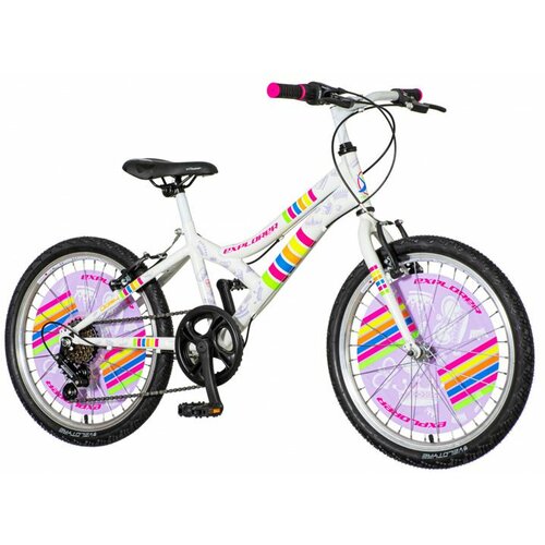 Magnet Bicikl za devojčice SPY200 20"/11" belo-šareni Cene