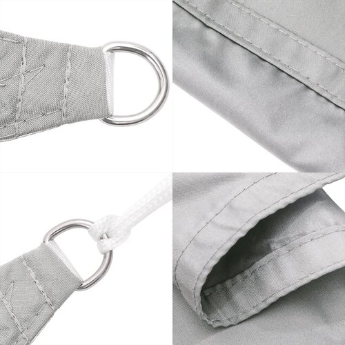  Jedro protiv sunca svjetlosivo 3,6x3,6 m 100% poliestera Oxford Slike