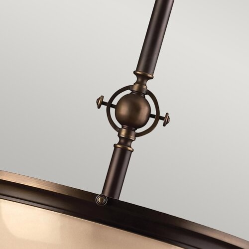 Elstead Lighting Hinkley HK-MAYFLOWER-P-C - Luster na lancu MAYFLOWER 3xE27/60W/230V Slike