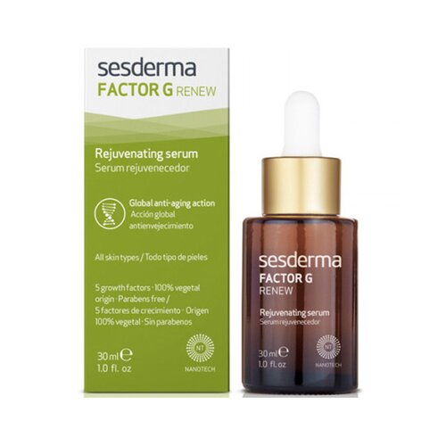 Sesderma Factor G Renew serum za kožo obraza z rastnim faktorjem za pomladitev kože 30 ml Slike