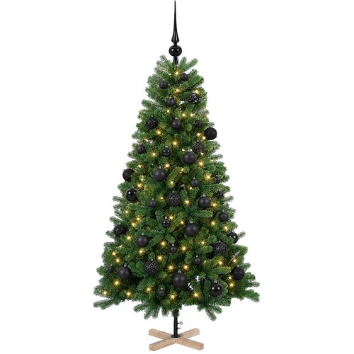  Umjetno božićno drvce s kuglicom 150 cm 150 LED lampica Slike