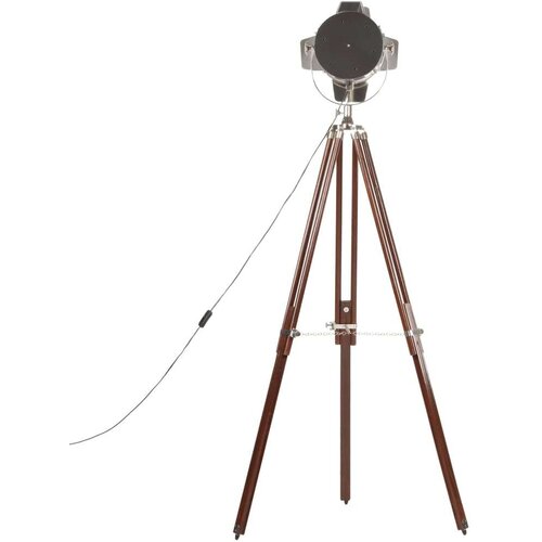 VidaXL Trinožna stoječa svetilka iz trdnega mangovega lesa 180 cm Slike