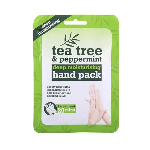 Xpel Tea Tree Tea Tree & Peppermint Deep Moisturising Hand Pack hidratantne rukavice 1 par 1 kom