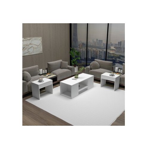 Hanah home Set klub stolovi Sartos, bijeli Slike