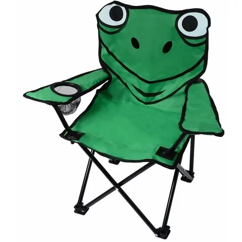 Cattara Zeleni zložljivi kamping stol Cattara Frog
