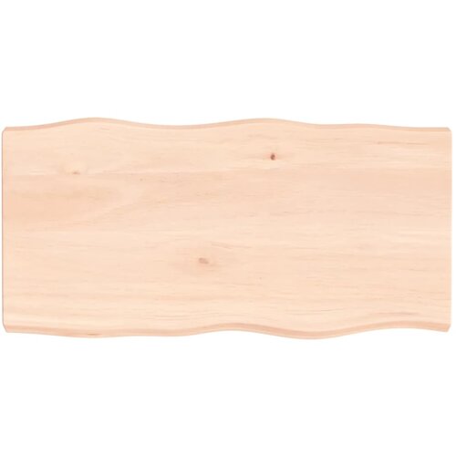 vidaXL Mizna plošča 100x50x6 cm neobdelana trdna hrastovina Cene