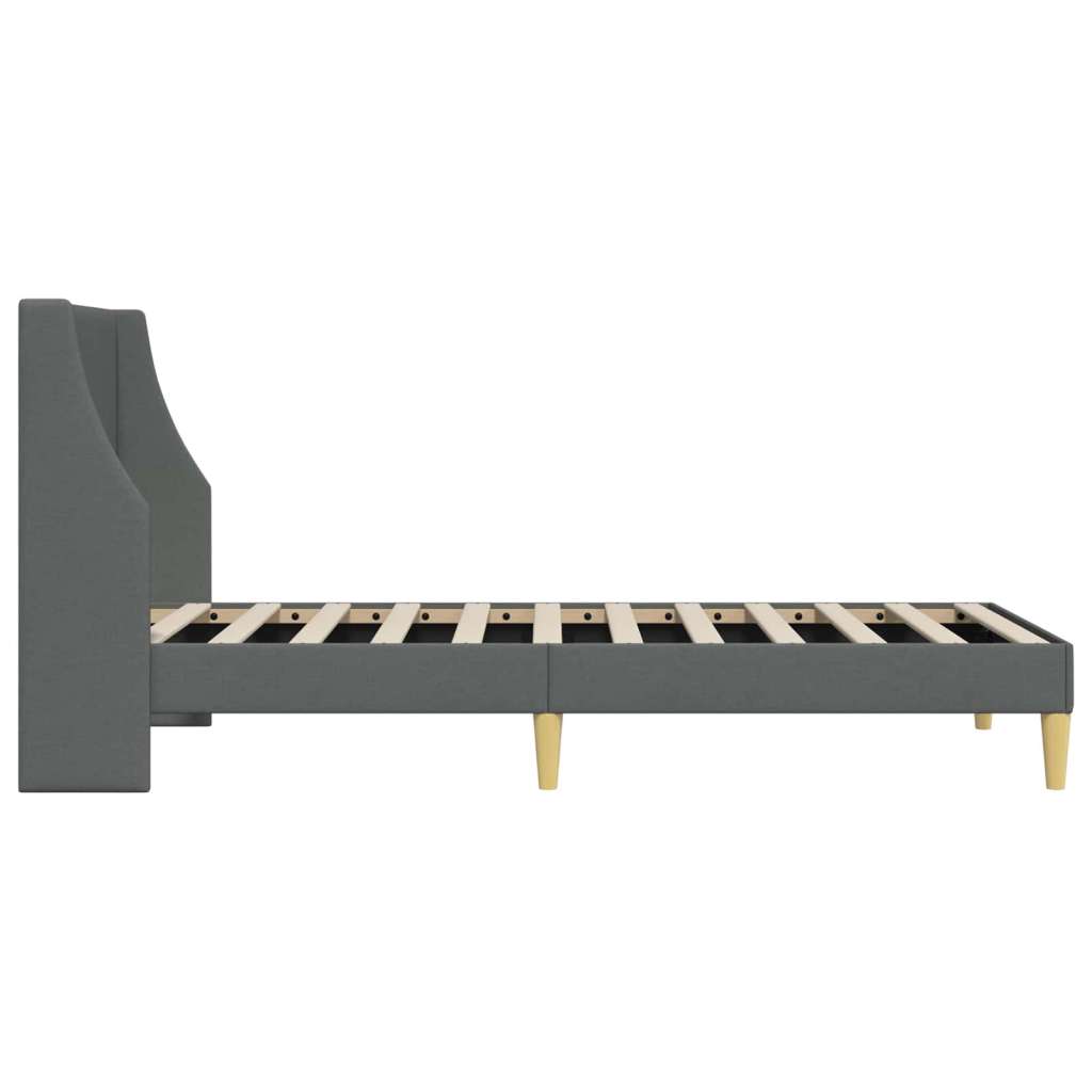  Okvir za krevet Tamno siva 90 x 190 cm Bar&amp;scaron;un - Jjedan Slike