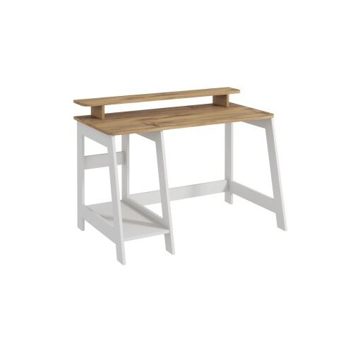 Hanah home Radni sto Country, 120x73x60 cm, Hrast-bijeli Slike