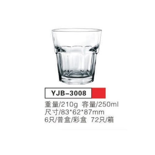  Staklena casa 250ml 6/1 YJB-3008 Slike