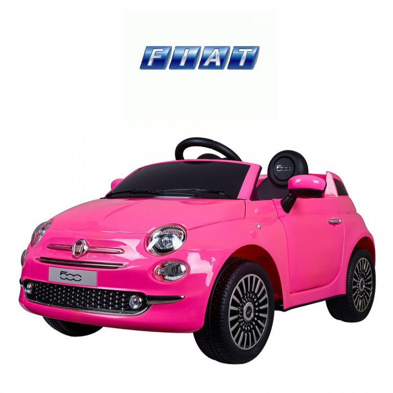  dečiji autić na akumulator fiat 500 model 237 roze sa kožnim sedi&scaron;tem Cene