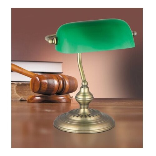 Rabalux bank stona lampa, E27 60W, bronza Slike