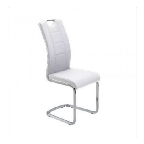 trpezarijska stolica DC862 noge hrom bela 580x430x980 mm ( 775-086 ) 588194 Slike